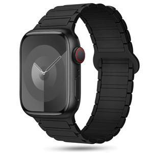 TEMU 애플 워치용 38mm 40mm 41mm 42mm 44mm 45mm 46mm 49mm S1 S2 3 S4 5 6 8 9 7 3 2 1 울트라 1 2와 호환되는 재활용 플라스틱으로 만든 부드러운 밴드, 여성과 남성을 위한 강력한 자석 링크가 있는 리치 사각형 질감의 안전한 시계줄 | 업그레이드된 버전