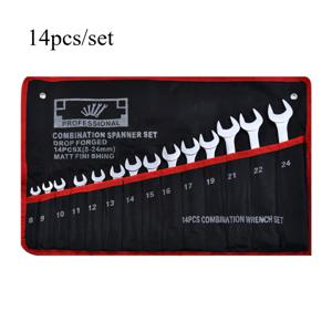 TEMU 14pcs 세트, 다용도 렌치 컬렉션, 양방향 핸들 렌치, 오픈형 스패너, 별 모양 렌치, 양방향 오픈형 스패너, 완벽한 렌치 공구 세트