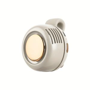 TEMU 휴대용 전기 선풍기, 조절 가능한 속도, 3단 속도, 조용한 작동, 최대 편안성을 위한 회전형 디자인, USB 충전식 리튬 배터리 - 이상적인 여름 야외 필수품, 휴대용 선풍기