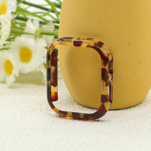 TEMU 애플 워치용 홀아웃 레진 보호 케이스 46mm/42mm/40mm/44mm/41mm & 시리즈 10/9/8/7/6/5/4/SE - 대리석 무늬 스크래치 방지 커버, 미끄럼 방지 그립, 투명 가장자리 및 세련된 디자인, 스마트워치 보호, 패셔너블 액세서리, 내구성 있는 보호