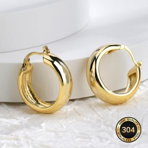 TEMU 알러지 방지, 스테인리스 스틸 링 귀걸이, 변색 방지, 데일리 착용에 적합, 사랑하는 사람을 위한 생일 선물, 여성용 작은 후프 귀걸이,여성을 위한 심플하고 우아한 귀걸이,귀걸이 귀여운,빈티지 클립온 귀걸이 여성용,탄생석 귀걸이