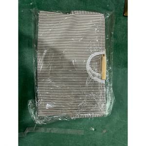 TEMU 손잡이가 있는 대용량 접이식 빨래바구니 1개 - 욕실, 침실, 옷장 정리용 15.7x10.6x22인치 직사각형 폴리에스터 보관함, 연회색 & 베이지 줄무늬 디자인, 빨래 바구니, 침실 정리함, 캐주얼 홈 데코, 내구성 있는 원단, 튼튼한 손잡이|빨래바구니