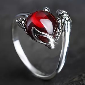 TEMU 0651 곡식여우 반지 빈티지 태국 민족 스타일 오픈 반지 여성 빈티지 보석 세트 우아한 선물 상자 어머니의 날 첫 번째 선물 결혼식 꽃걸이 선물 음악 축제 부활절 파티 일상 출퇴근 휴가 결혼식宴회 착용에 적합