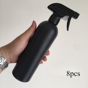 TEMU 8개 세트 누수 방지 듀얼 노즐 헤비듀티 블랙 스프레이 병 - 16oz (473ml) 청소, 에센셜 오일, 알코올용 - 가정, 살롱, 사무실 또는 상업용 - 내구성 강한 누수 방지 병, 전문적인 디자인, 미스트 및 스프레이 모드, 홈 정리 용품