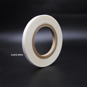 TEMU 편리한 무끈한 탄성 헴밍 테이프 1 롤 - 양면, 자수 없는 철로 접착제, 속옷 및 의류용, 사용하기 쉽고, 뜨거운 용융 직물 접착제, 의류용 헴밍 테이프