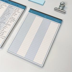 TEMU 2pcs B5 대학용 줄무늬 노트북 - 각 30페이지, 쉽게 찢을 수 있는 종이, 학생 및 사무직원에게 이상적, 공부 노트, 강의, 단어 학습, 일기 및 할 일 목록, 공부 기록용 책 | 줄무늬 종이 노트북 | 매트 핏 노트북