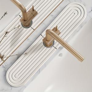 TEMU 투피스 석재 매트 세트 – 초흡수성 & 빠른 건조, 디아토마이트 소재로 간편한 설치. 싱크대를 물자국이 없이 깨끗하고 말끔히! 홈용품을 위한 보관패드로도 활용가능, 흡수형 매트, 욕실필수템, 주방 싱크 액세서리, 공간절약 솔루션, 디자인, 내구성 있는 제작, 흡수식 패드, 싱크 프로텍터, 홈정리함, 아파트생활