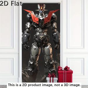 TEMU 1pc 마징거 Z 로봇 폴리에스터 벽걸이 - 전원 공급이 필요하지 않습니다. 파티 사진 배경 및 휴일 홈 장식에 이상적, 로봇 액세서리