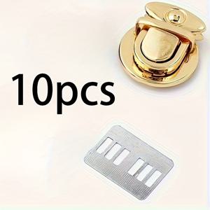 TEMU 가방, DIY 짠 가방 액세서리, 철 나선 잠금 장치, 금속 오리 날개 폐쇄, DIY 공예, 핸드백, 크로스바디 가방, 어깨 가방, 지갑, 가방, 보석 상자, 선물 상자 및 DIY 지갑 제작, DIY 지갑 만들기