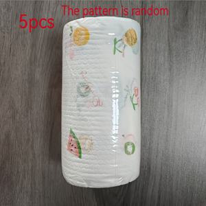 TEMU 200매 (5롤) 고강도 멀티플라이 일회용 청소 티슈 - 강력 흡수력 & 기름 제거 페이퍼 타월, 주방, 파티, 유출물, 접시, 바닥, 카운터탑 청소용 대용량 패키지 - 쉬운 교체용 시트