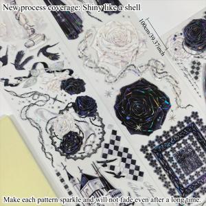 TEMU 스튜디오 VI 에디션 문라이트 웨딩 & 나이트 스카이 캐슬 PET 장식 테이프 - 6.5cm x 100cm (2.5