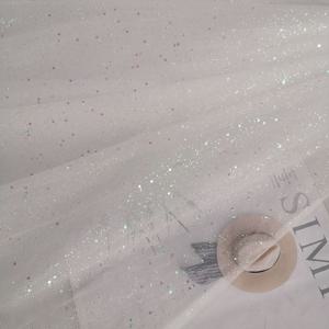 TEMU 1야드 (1개) 반짝이 파우더 스프레이 메쉬 원단 - 파스텔 핑크, 퍼플, 블루, 틸, 라벤더, 웨딩 드레스, 파티 스커트, 프로미서 가운 소재 - 손세탁 전용 우아한 정장용 원단, 휘슬리한 질감, 매끄러운 터치