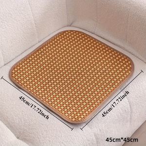 TEMU 숨쉬는 냉각 의자 쿠션 - 가벼움, 중간 경도, 미끄럼 방지 사무실 및 자동차 시트 패드, 혼합 색상, 여름 편안함을 위한 완벽한, 사무실 의자 액세서리 | 현대 의자 액세서리 | 통기성 소재