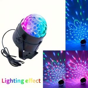 TEMU 1pc 현대 USB-Powered 마법 공 야간 조명, 로맨틱한 별빛 하늘 투영/꽃 램프, 침실 및 가정 장식용 프리 스탠딩 플라스틱 업라이트, 판타지 테마, 배터리 필요 없음, 침실 장식 | 별빛 효과 | USB 전원 램프, 달 장식