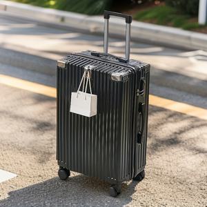 TEMU 새로운 24인치 무소음 스피너 캐리어 TSA 잠금장치 포함, 여성 및 남성용 여행 기내용 가방