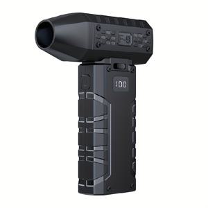 TEMU 2025 신형 핸드헬드 팬, 초고속 LED 풍향 디스플레이, 휴대용 및 편리함, 장시간 배터리, USB 충전식, 다양한 상황과 계절에 적합: 실내 먼지 제거, 키보드 청소, 차량 세차, 헤어 드라이기, 조절 가능한 속도 슬라이더 포함, 흡입 노즐 제공|차량용선풍기