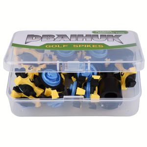 TEMU 16개 골프 신발 스피크 교체 - 쉽게 설치할 수 있는 클릿, 내구성이 뛰어난 TPU 소재, 트리-록 시스템, 다양한 색상 (라이트 블루/다크 블루/레드), 모든 골퍼에게 적합