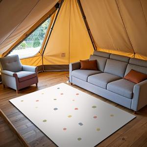 TEMU 고품질 개 매트 - 귀여운 만화 디자인의 쉬운 청소 내구성 플라스틱 애완동물 패드, 여름 시원함 및 사계절 사용 가능, 다양한 사이즈 제공, 올시즌 펫 장식 | 가벼운 야외 개집 매트, 크레이트 매트, 개 크레이트 매트