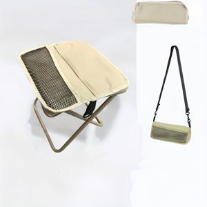 TEMU 1개 휴대용 접이식 의자 백팩 포함 - 경량 합금 프레임, 캠핑/낚시/피크닉용 컴팩트 디자인, 메쉬 수납 포켓 내장, 성인 및 청소년용 튼튼한 야외 좌석, 다기능 가방, 견고한 구조, 날씨에 강한 소재, 낚시 필수품