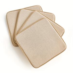 TEMU 4개 세트 미끄럼방지 의자 쿠션 - 부드러운 식탁 의자 패드, 주방/거실/사무실용 - 모던 팜하우스 & 스칸디나비아 스타일 호환 가능, 손세척 쉬운 (손세탁 전용)