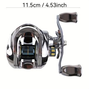 TEMU 밍우 헤비듀티 바닷물 및 담수 스피닝 낚시릴 - DC 트롤링 모터 호환, 부식 방지 합금 스풀, 대형 게임 피쉬(참치, 마린, 고등어)용 베이트캐스팅 휠 - 오른손/왼손 회수