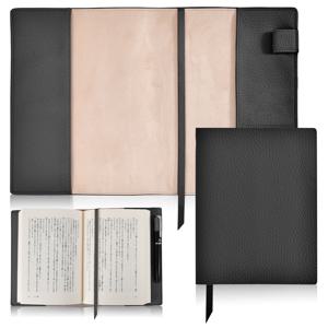 TEMU A5 노트북 커버 – 펜 홀더 & 스트랩 포함, 부드럽고 내구성 있는 우아한 디자인, 다이어리, 노트북, 공부용 책에 적합|북커버