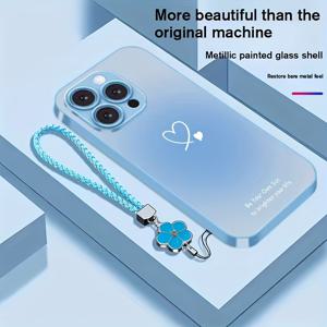 TEMU 핑크 하트 그라데이션 여성용 유리 폰 케이스, 아이폰 16 프로/15 플러스/14 프로 맥스/13 미니/12/11/7, 아이폰 X/XS/XR/XS 맥스 애플 시리즈 호환, 귀엽고 아름다운 여성용 폰 보호 케이스, 우아하고 패셔너블한 인스 트렌디 감성 럭셔리 커버, 여성 및 커플용 풀바디 폰 케이스, 사계절 완벽한 선물