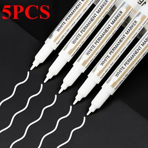 TEMU 5개 세트 방수 영구 젤 마커 - 타이어 아트, , 인조 가죽에 적합 - 내구성 강함, 번짐 방지, 선명한 색상 - 창의적인 디자인에 이상적