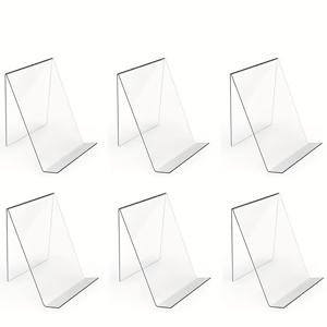 TEMU 2/4/6/8개 아크릴 북 스탠드 디스플레이 홀더 - 조절 가능한 만화 이젤, 앨범, 잡지, CD용 - 튼튼하고 공간절약형, 쉬운 조립, 동물 테마