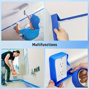 TEMU 12개 블루 페인터 테이프, 0.79