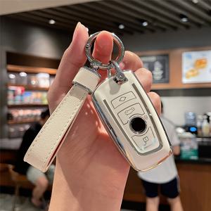 TEMU BMW 자동차 키 케이스 커버 보호대 - TPU 스크래치 방지 키 프로텍터 1/3/5/7 시리즈, X1/X3/X4/X5, F10/F15/F16/F20/F30/F18/F25, M3/M4용, 버클 액세서리 호환 가능, 차량 애호가를 위한 자동차 키 보호기