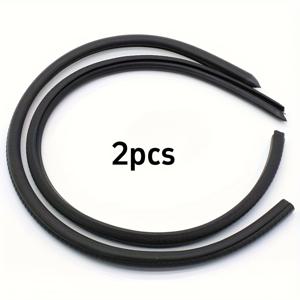 TEMU 2pcs 도어 밀봉 스트립 - 금속 내부 코어가 있는 탄성 고무 나이트리드 디자인, SUV, 트럭 및 MPV용 쉽게 설치할 수 있는 소음 방지, 바람 방지 및 먼지 방지 B-기둥 밀봉, 차량 도어 밀봉, 날씨 방지 고무 스트립