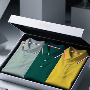 TEMU 남성용 세련된 반팔 폴로 셔츠 3개 세트 - 가벼우며 통기성이 좋고 편안하며 폴로 칼라 디자인, 해군색, 노란색 및 올리브 그린으로 비즈니스 또는 캐주얼 착용에 적합한 다용도 남성복 | 폴로 셔츠 | 가벼운 셔츠