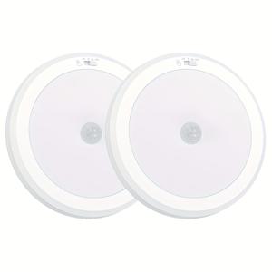 TEMU 진공 천장 조명, 감지 기능이 있는 인덕션 라이트, 모션 센서가 있는 야간 조명, 색상 변경 온도 3000K/4500K/6500K, 밝기 10단계, 안전한 작동 전압 5V, 주방, 침실, 거실, 공부방, 복도, 계단에 적합, 에너지 효율 높음이고 편리함, 배터리 구동, 배터리는 포함되지 않음