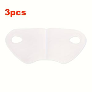 TEMU 3팩 재사용 가능한 실리콘 V-타이트닝 페이스 마스크, 여름철 쿨링 편안함 | 타이트 핏 디자인의 얼굴 도구|마스크