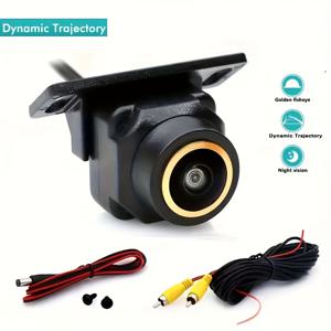 TEMU CCD HD 백업 카메라, 동적 궤적 가이드 라인, 풀 컬러 야간 투시, 광각 피쉬아이 렌즈, SUV 트럭 RV 캠퍼 및 밴용 블라인드 스팟 지원, 후방 보조 시스템,주차 보조 장치,컴팩트 디자인,슬림한 카메라,신뢰할 수 있는 성능,고품질 렌즈,백업 모니터,트럭 운전사,밴 운영자