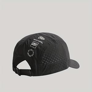 TEMU 남성용 퀵드라이 야구 모자 - 통기성 있는 메쉬 백, 올리브 그린 '백 캠프' 로고, 조절 가능한 스냅백, 야외 활동에 이상적, 야외용 모자 | 조절 가능한 스냅백 모자 | 내구성 있는 야구 모자