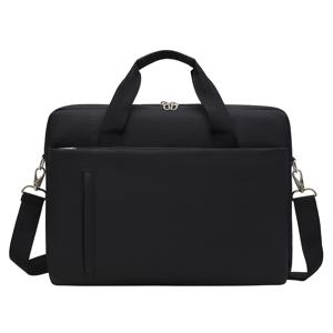 TEMU 남성용 스타일리시한 그레이 및 블랙 노트북 토트백, 조절 가능한 스트랩 - 내구성 있는 폴리아미드, 트롤리 슬리브, 및 지퍼 클로저, 비즈니스 통근, 사무실 가방| 스타일리시 노트북 가방| 내구성 있는 지퍼 클로저|노트북파우치