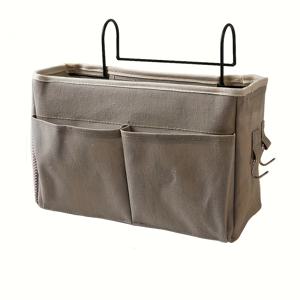 TEMU 1pc 기숙사 보관용 걸이 가방, 학생 침대 옆 면 걸이 바구니, 기숙사 보관용품, 침대 옆 보관 가방, 걸이 선반