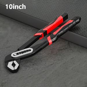 TEMU 1pc 다기능 워터 펌프 플라이어 조절 가능한 헤비 듀티 렌치 8
