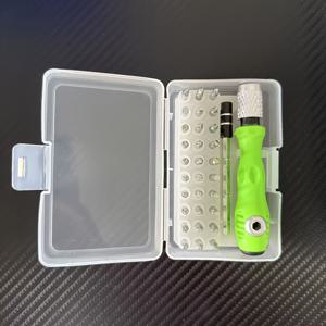 TEMU 32-in-1 정밀 스크루 드라이버 세트 - 자동차, 가구, 스마트폰, 카메라 및 소형 도구 수리용 미니 자석 필립스 및 플랫 헤드 스크루 드라이버