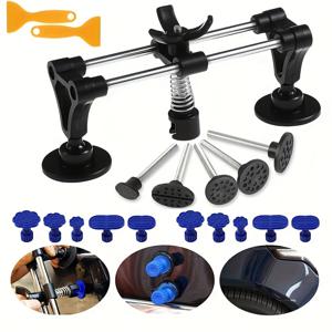 TEMU 크리스마스/새해 선물용 자동차 덴트 수리 키트 - 13피스/페인트리스 바디 덴트 수리 세트, 풀아웃 시트와 패드 포함, 소소한 손상용, 자동차 덴트 수리기, 차체 수리, 흔적 없는 덴트 수리 도구, 사용하기 쉬운 디자인, 고품질 소재