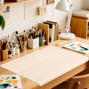 TEMU 1팩 고무 사무용 데스크패드, 미끄럼방지 및 내열성 이음새보호매트 - 사무/그림작업 수공예품 DIY 주조 Epoxy 프로젝트