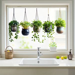 TEMU 1pc 하이킹 바구니 식물 유리 스티커, 전면 투명 자체 접착식 제거 가능 욕실 침실 주방 창문 문 미용 스티커 스티커