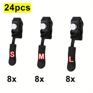 TEMU 재킷 가방 코트용 빠른 즉석 탈착식 지퍼 헤드 교체 키트, 무료 재봉틀 슬라이더 풀