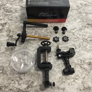 TEMU 스피닝 릴용 낚시줄 스풀링 액세서리, 두 가지 옵션의 낚시줄 감기 도구 - 베이트캐스팅 및 트롤링 릴을 위한 훌륭한 어부 선물과 필수품