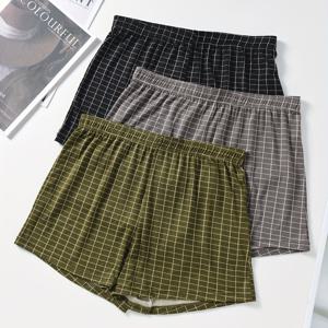 TEMU 3개입 남성용 루즈핏 아가일 프린트 복서 브리프 - 가볍고 통기성 좋은 신축성 허리밴드, 하루 종일 편안한 착용감, 세탁 가능한 캐주얼 팬티, 클래식 패턴, 부드러운 소재, 편안함을 추구하는 남성을 위한 상의|남자반바지|남성반바지