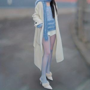 TEMU 1쌍 여성용 타이츠 - 쉬어 누드 팬티스타킹, 15/D 실 크기, 드레스, 스커트 & 블라우스용 불투명 타이츠, 편안한 캐주얼 복장, 포토샷 & - 베이지 매칭 (세탁기 사용 가능)