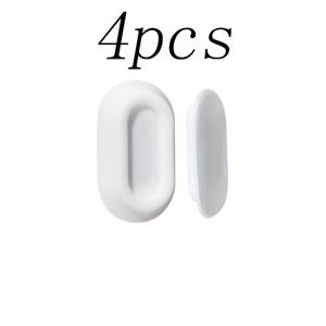 TEMU 4개 벽걸이형 자석 리모컨 홀더, 자체 접착성, 플라스틱, 가벼움, 전원 필요 없음, 독립적, 보관 공간 3.2 큐빅 피트 미만, 높이 27인치 미만, TV, 선풍기 및 에어컨 리모컨에 적합, 크리스마스 및 할로윈과 호환, 책상 및 서랍 정리함, 가정용 보관, 후크