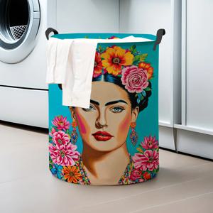 TEMU 1개, 튼튼한 손잡이가 있는 접이식 옥스포드 원단 자화 세탁 바구니 - 거실, 침실, 욕실, 기숙사 등 다양한 공간에 적합. 가을 선물, 아버지의 날, 어머니의 날, 추수감사절, 부활절, 발렌타인데이, 생일, 가족 모임, 사무실용, 소파, 침대, 차량 및 가을 홈 데코로 완벽한 다목적 수납함|빨래바구니